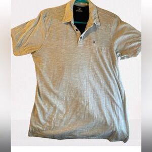 Mens Hurley Gray Polo / Size Medium